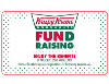 FUNDRAISING KRISPY KREME